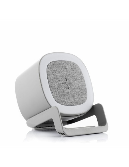 Haut‑parleur chargeur sans‑fil LED Souwis – Son et recharge Qi