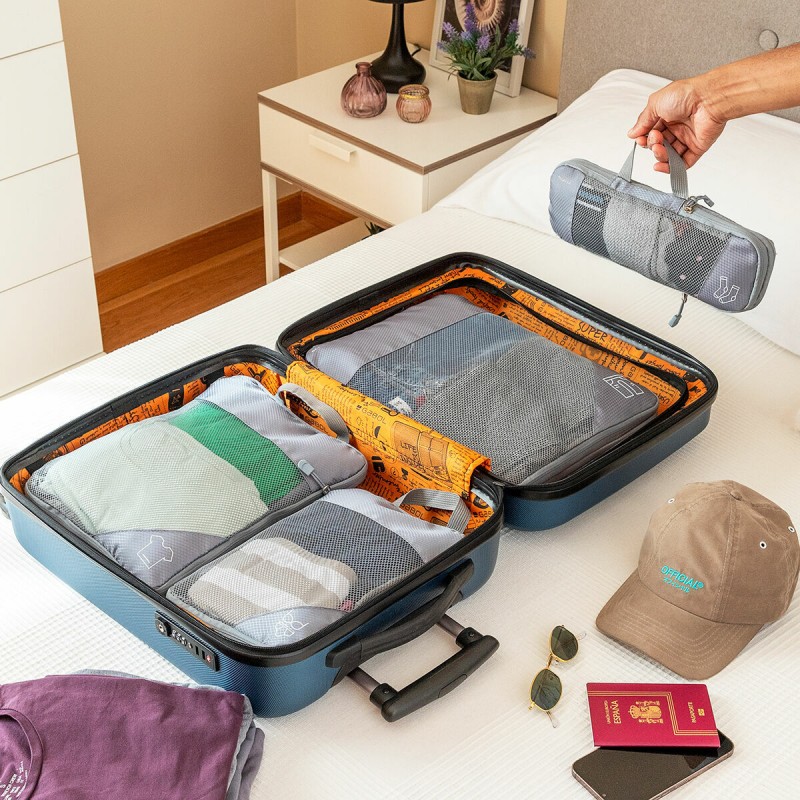 Sacs de rangement à compression Compakube (4 pièces) – Gain de place
