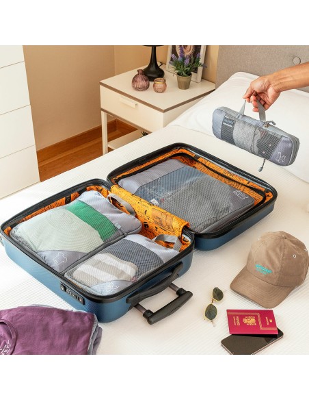 Sacs de rangement à compression Compakube (4 pièces) – Gain de place