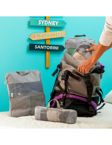 Sacs de rangement à compression Compakube (4 pièces) – Gain de place
