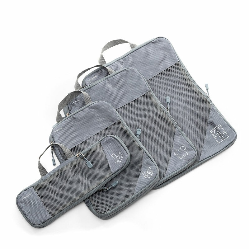 Sacs de rangement à compression Compakube (4 pièces) – Gain de place