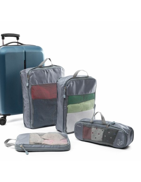 Sacs de rangement à compression Compakube (4 pièces) – Gain de place