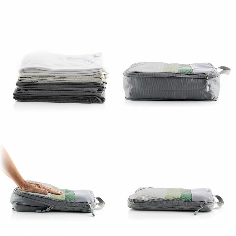 Sacs de rangement à compression Compakube (4 pièces) – Gain de place