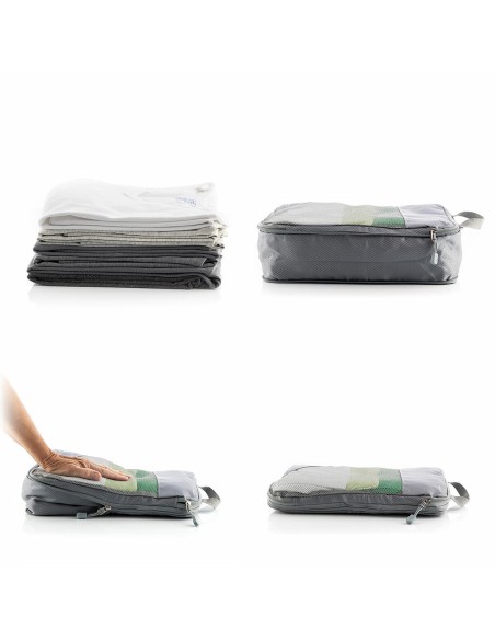 Sacs de rangement à compression Compakube (4 pièces) – Gain de place