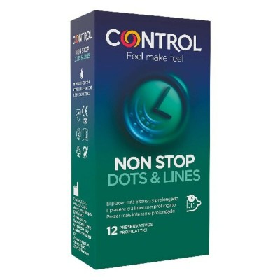 Préservatifs Control Non Stop Dots & Lines (12 pcs)