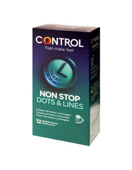 Préservatifs Control Non Stop Dots & Lines (12 pcs)
