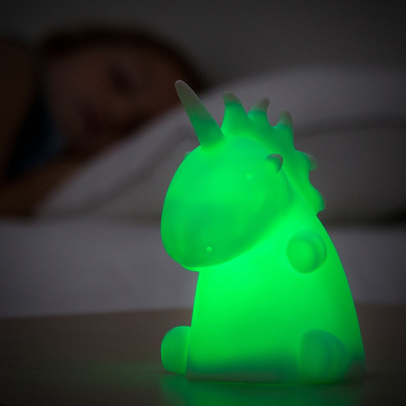 Lampe LED multicolore licorne – Ambiance féerique