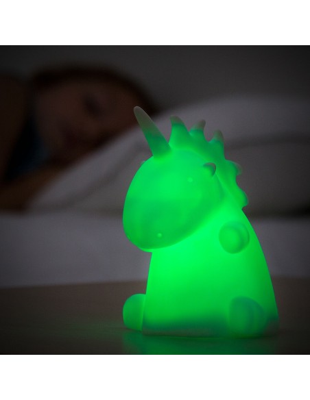 Lampe LED multicolore licorne – Ambiance féerique