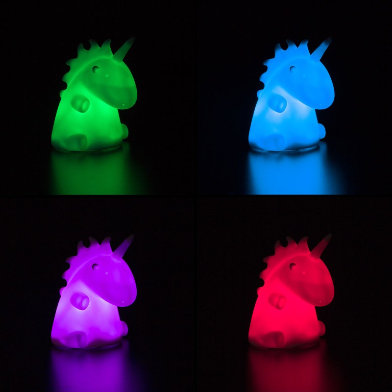 Lampe LED multicolore licorne – Ambiance féerique