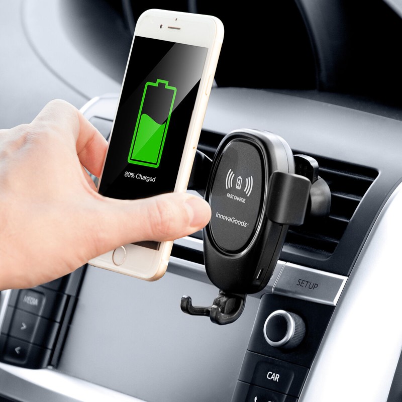 Support téléphone + chargeur sans fil Qi Wolder – Recharge stable