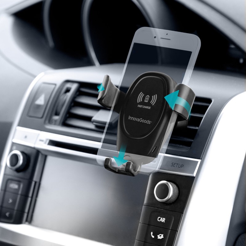 Support téléphone + chargeur sans fil Qi Wolder – Recharge stable
