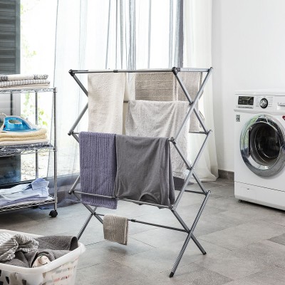 Séchoir à Linge Pliable Cloxy InnovaGoods 3 Hauteurs