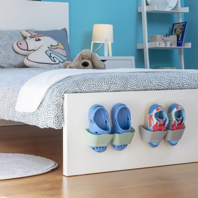 Range‑chaussures adhésif mural – Gain de place instantané 2