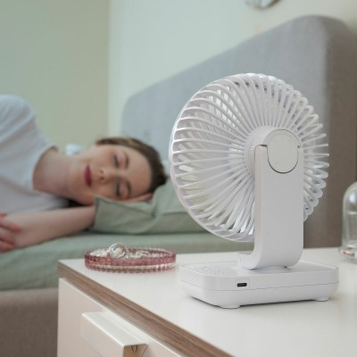Ventilateur rechargeable Fanrec Ø5,4" 3600 mAh – Compact et moderne 2