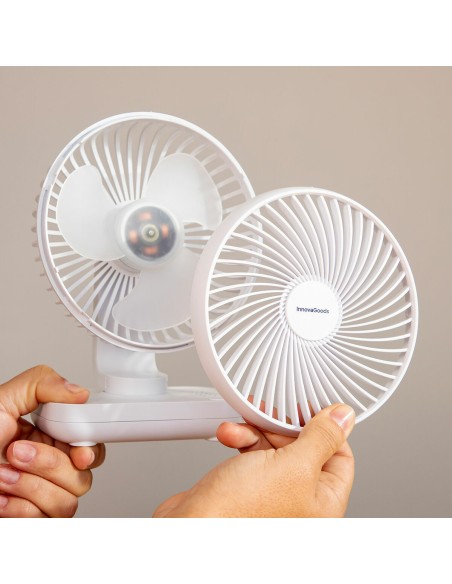 Ventilateur rechargeable Fanrec Ø5,4" 3600 mAh – Compact et moderne