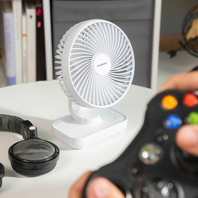 Ventilateur rechargeable Fanrec Ø5,4" 3600 mAh – Compact et moderne