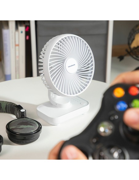 Ventilateur rechargeable Fanrec Ø5,4" 3600 mAh – Compact et moderne