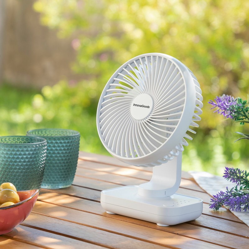 Ventilateur rechargeable Fanrec Ø5,4" 3600 mAh – Compact et moderne