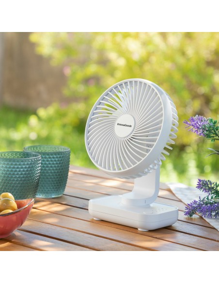 Ventilateur rechargeable Fanrec Ø5,4" 3600 mAh – Compact et moderne