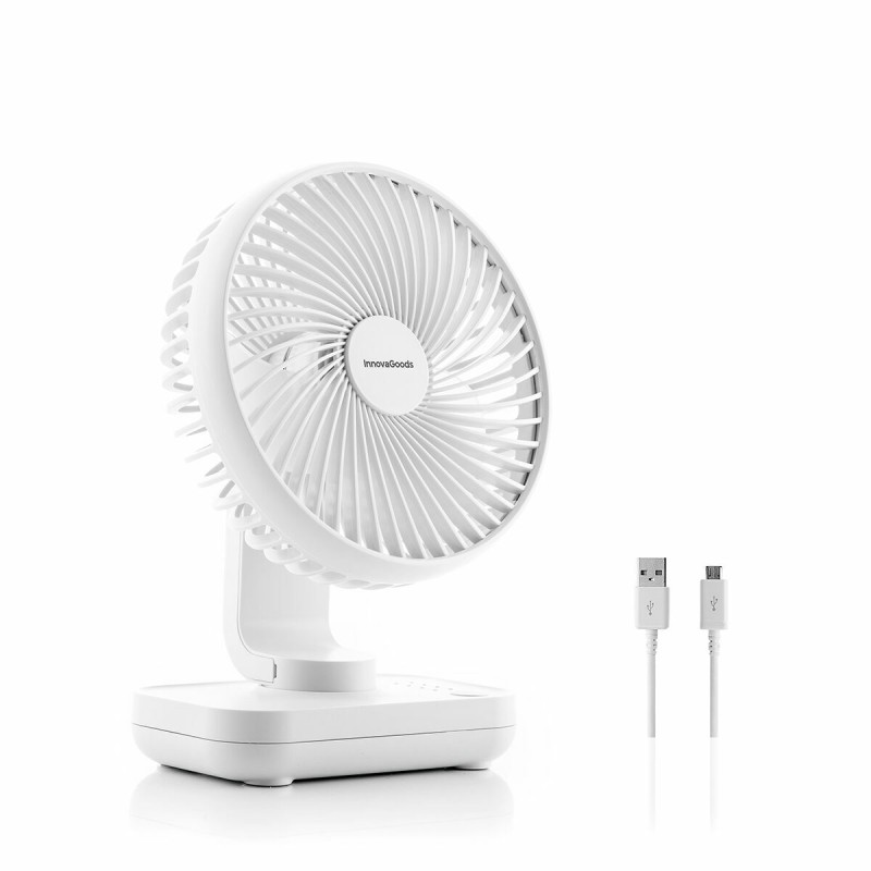 Ventilateur rechargeable Fanrec Ø5,4" 3600 mAh – Compact et moderne