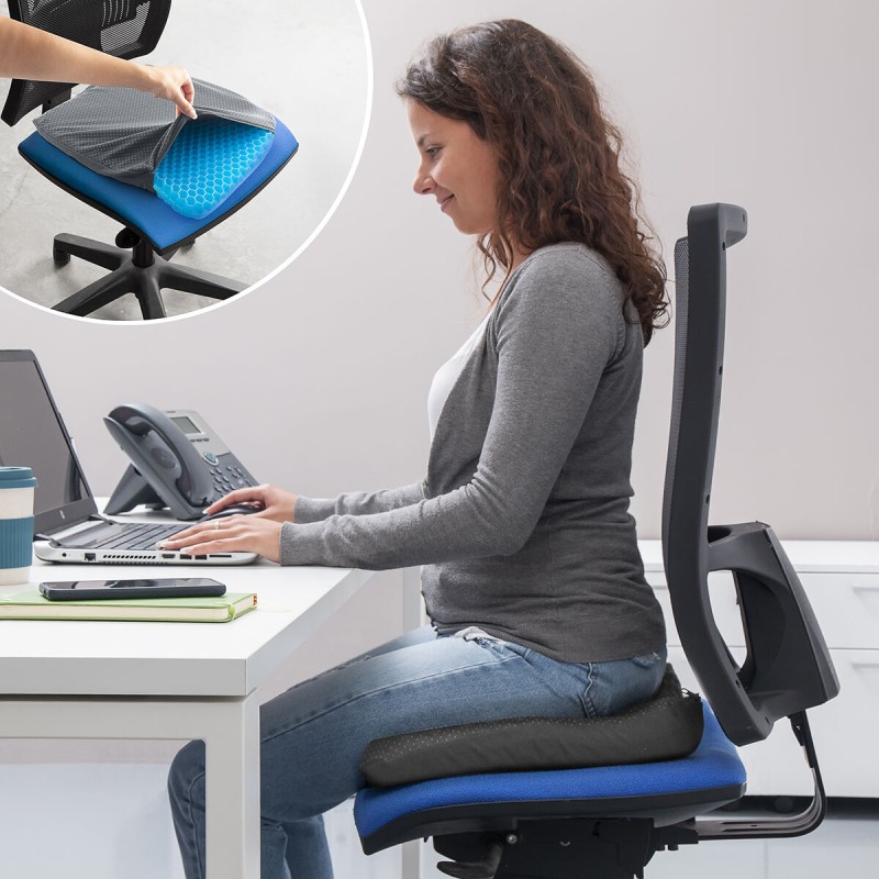Coussin en gel nid d’abeille Hexafresh – Confort d’assise prolongé
