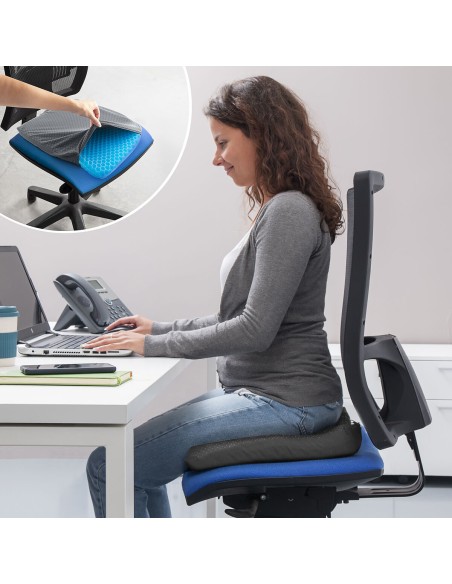 Coussin en gel nid d’abeille Hexafresh – Confort d’assise prolongé