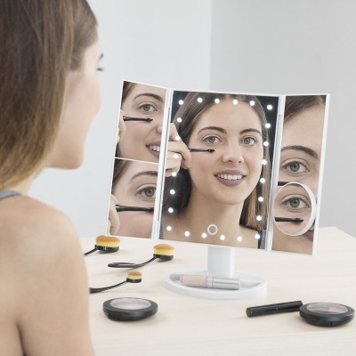 Miroir LED 4‑in‑1 InnovaGoods