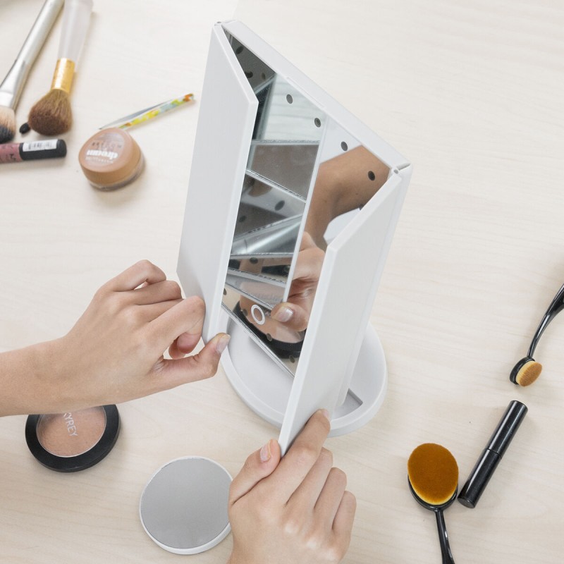 Miroir LED 4‑in‑1 InnovaGoods