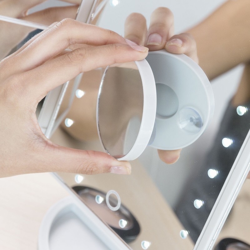Miroir LED 4‑in‑1 InnovaGoods