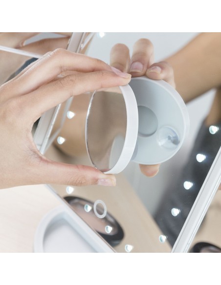 Miroir LED 4‑in‑1 InnovaGoods