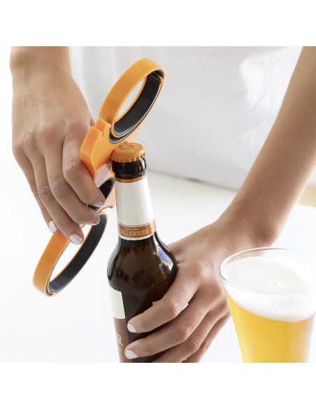 Ouvre‑boîtes multifonction 5‑en‑1 – Prise confortable