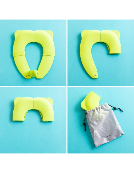 Réducteur de toilettes pliable Foltry – Apprentissage sécurisé