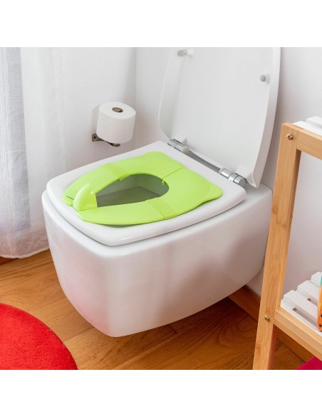 Réducteur de toilettes pliable Foltry – Apprentissage sécurisé