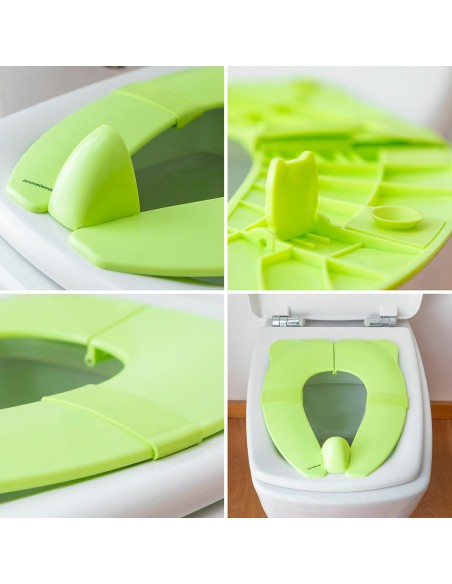 Réducteur de toilettes pliable Foltry – Apprentissage sécurisé