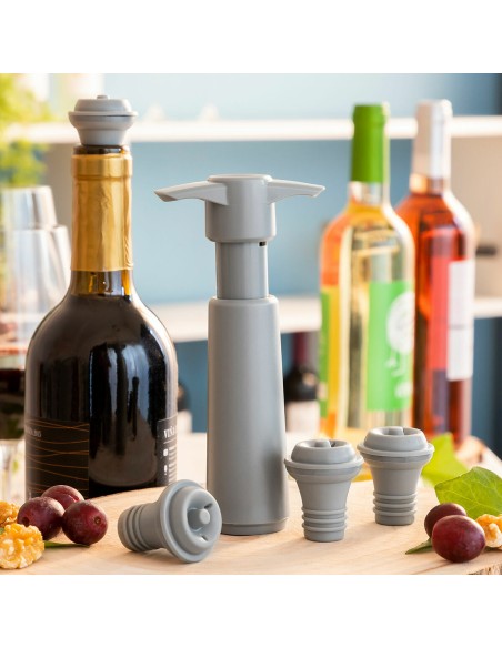Pompe à vide Winuum + 4 bouchons – Conservation du vin