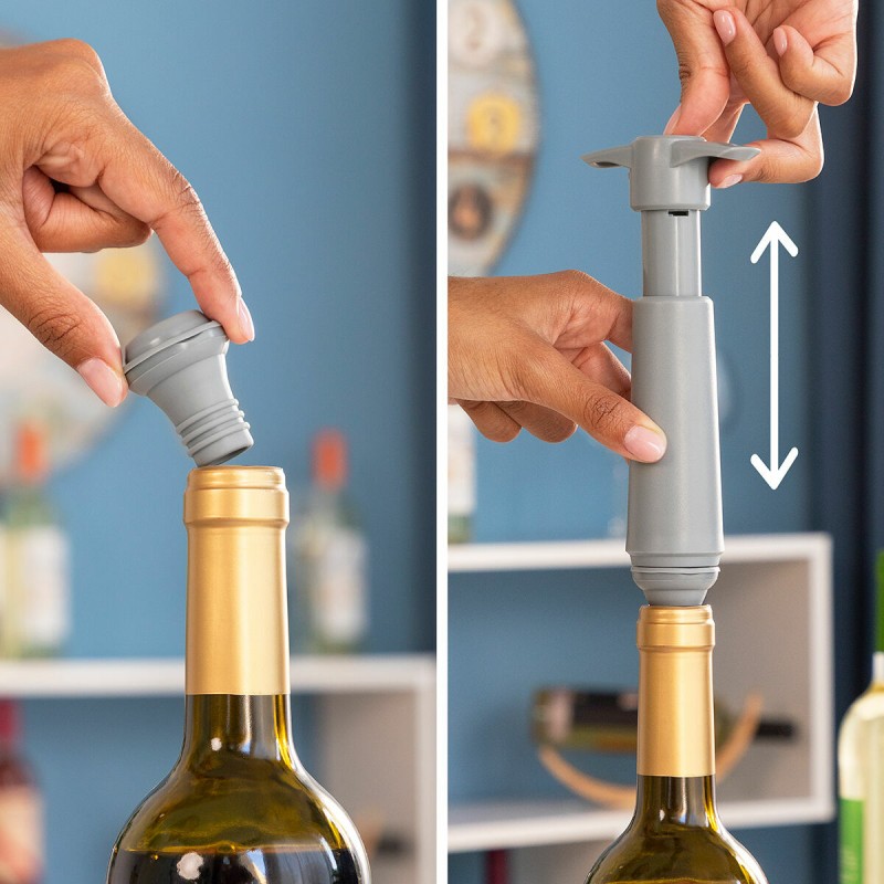 Pompe à vide Winuum + 4 bouchons – Conservation du vin