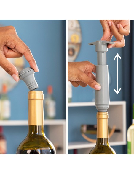 Pompe à vide Winuum + 4 bouchons – Conservation du vin