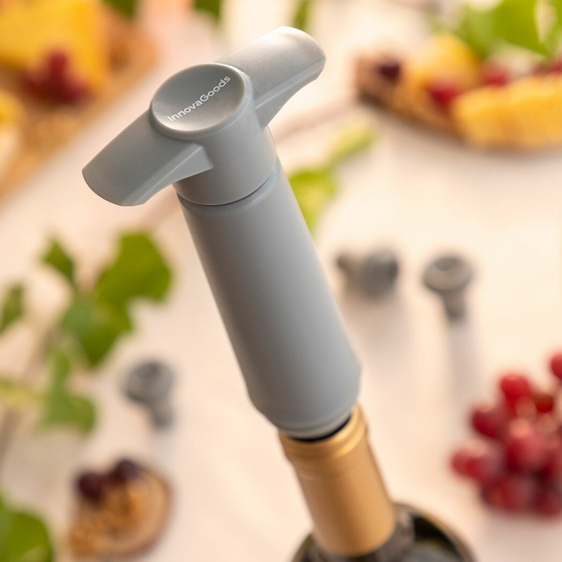 Pompe à vide Winuum + 4 bouchons – Conservation du vin