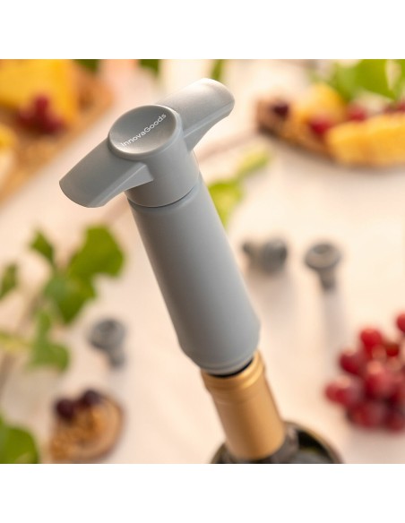 Pompe à vide Winuum + 4 bouchons – Conservation du vin
