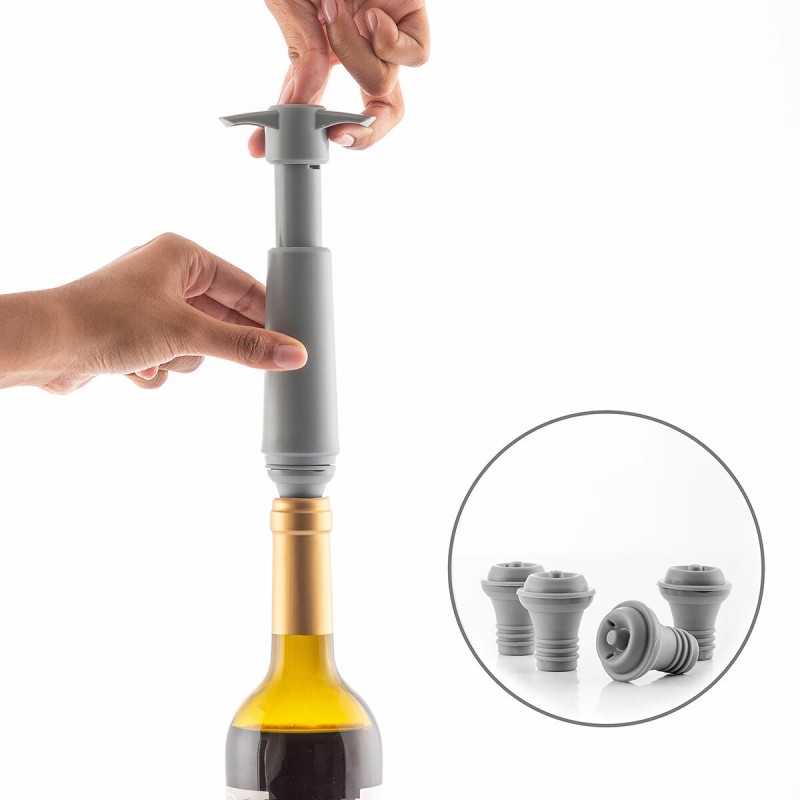 Pompe à vide Winuum + 4 bouchons – Conservation du vin