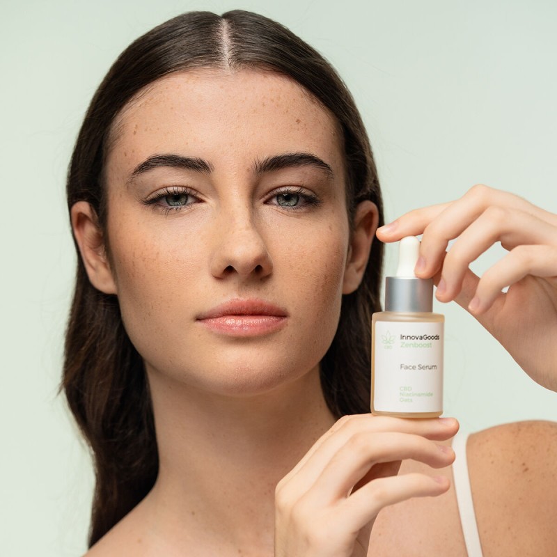 Sérum visage CBD Zenboost 30 ml – Hydratation apaisante