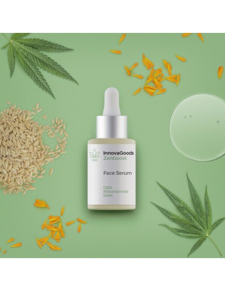 Sérum visage CBD Zenboost 30 ml – Hydratation apaisante