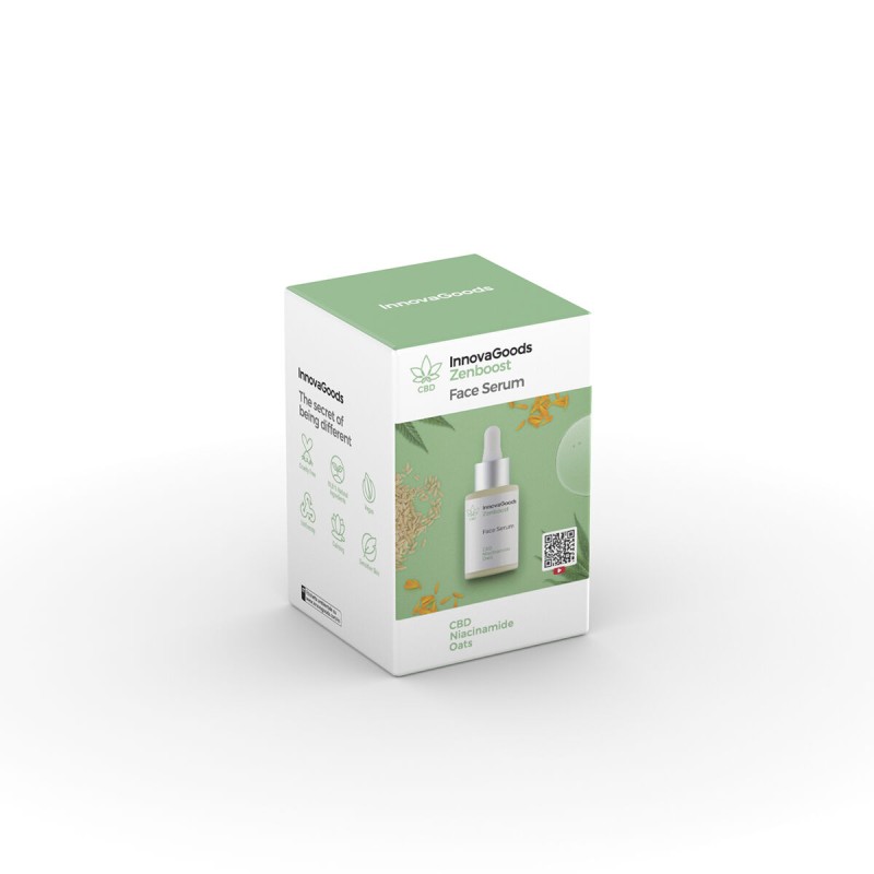 Sérum visage CBD Zenboost 30 ml – Hydratation apaisante