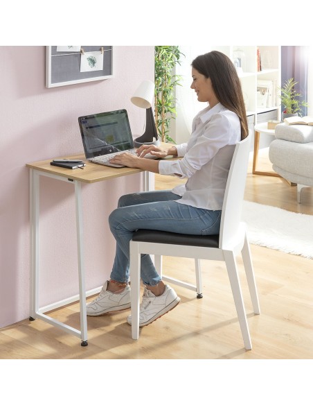 Bureau pliant InnovaGoods V0103358 Blanc (Reconditionné B)
