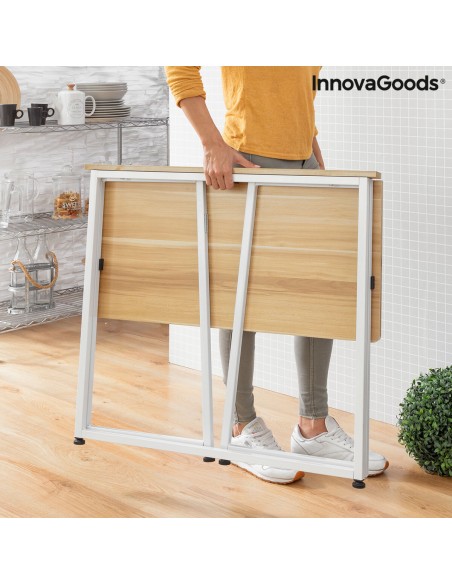 Bureau pliant InnovaGoods V0103358 Blanc (Reconditionné B)