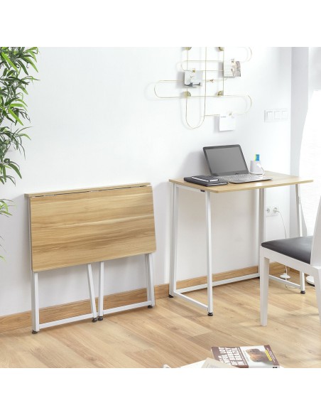 Bureau pliant InnovaGoods V0103358 Blanc (Reconditionné B)