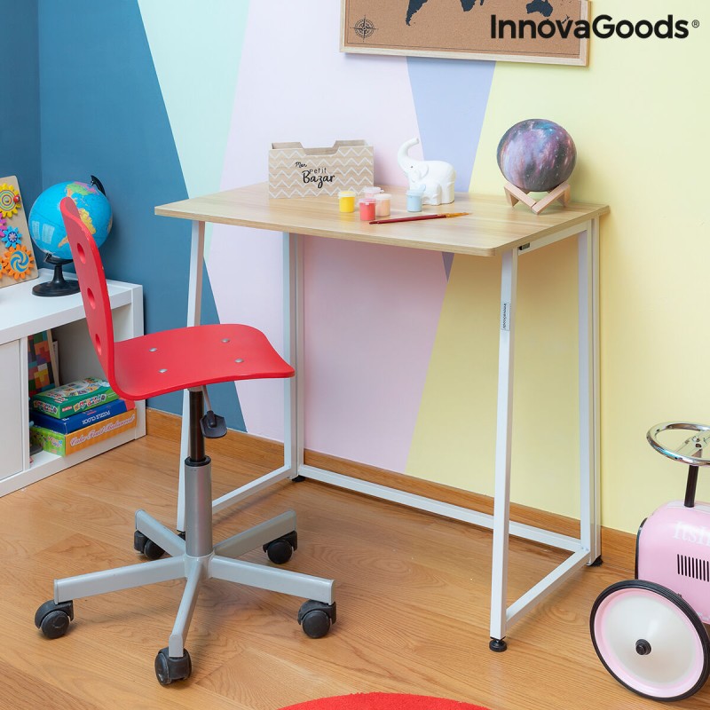 Bureau pliant InnovaGoods V0103358 Blanc (Reconditionné B)