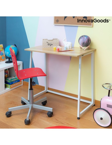 Bureau pliant InnovaGoods V0103358 Blanc (Reconditionné B)