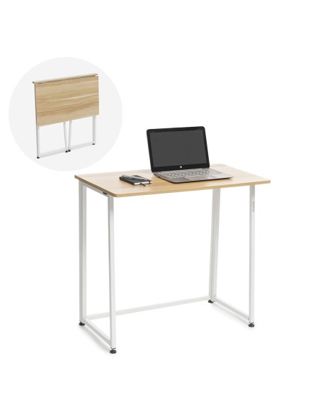 Bureau pliant InnovaGoods V0103358 Blanc (Reconditionné B)