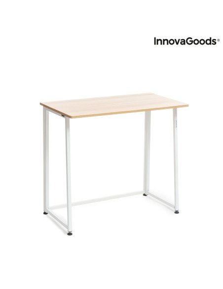 Bureau pliant InnovaGoods V0103358 Blanc (Reconditionné B)